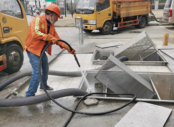 南圣镇隔油池清理